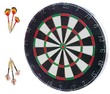 Billede af Dartspil ''PUB'' 46cm m/6 pile