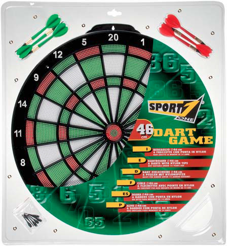 Billede af Dartspil ''Soft'' 46cm m/6 pile