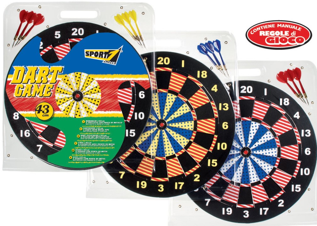 Billede af Dartspil ''Sport'' 43cm m/6 pile