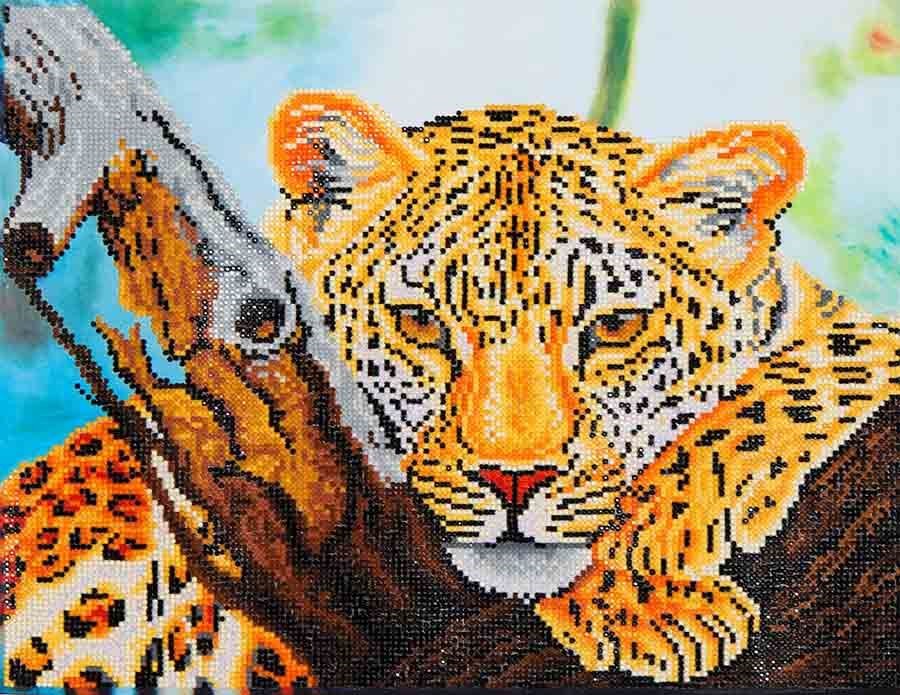 Billede af Diamond Dotz 46 x 36 cm - Leopard