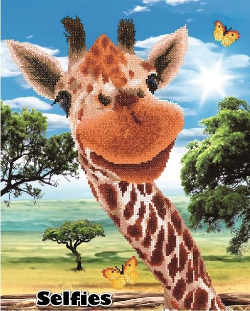 Billede af Diamond Dotz 52 x 42 cm - Giraf