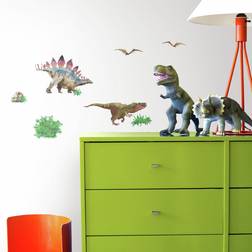 Se Dinosaur Wall Stickers hos MM Action