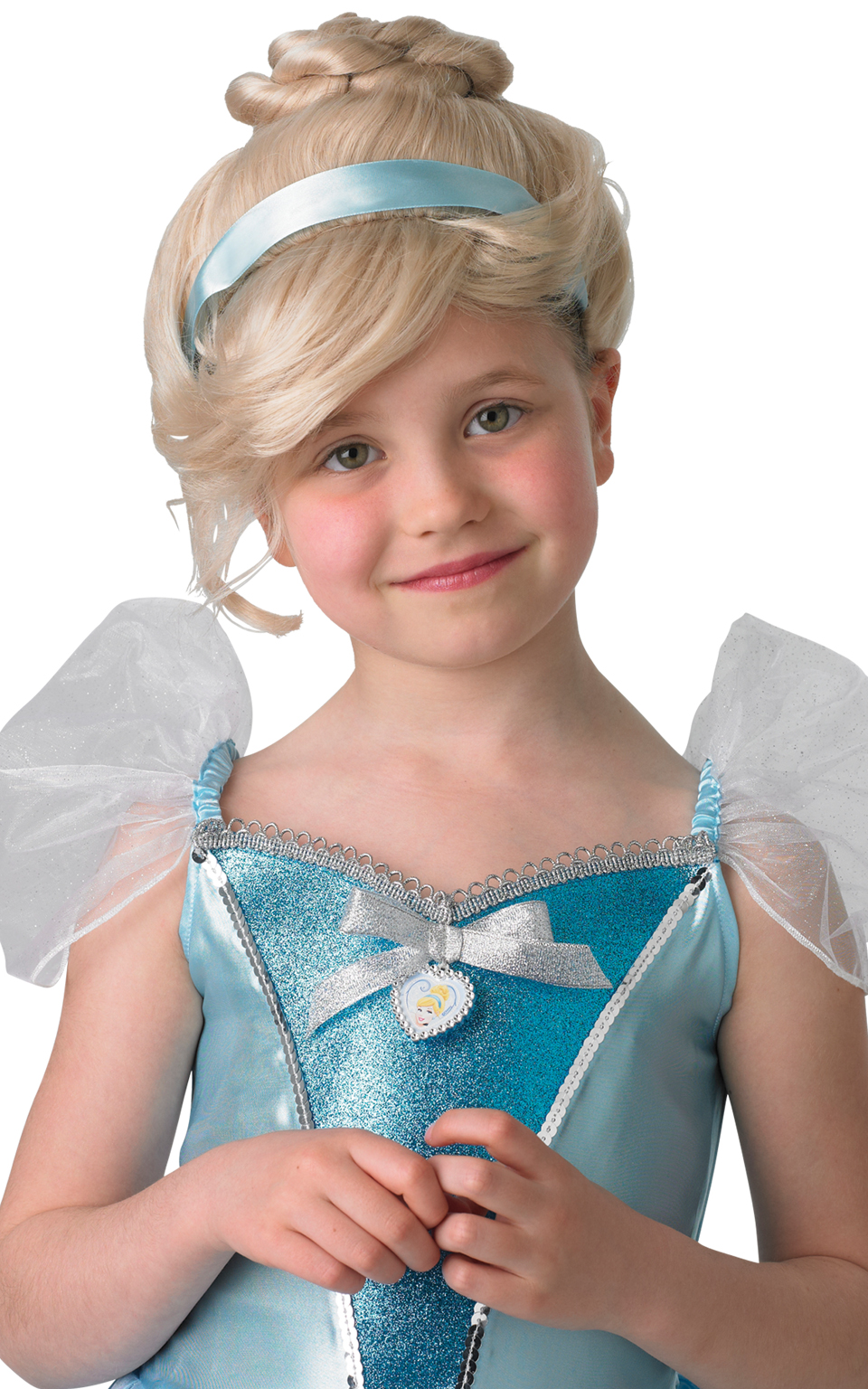 Billede af Disney Prinsesse Askepot Paryk til børn, udklædning