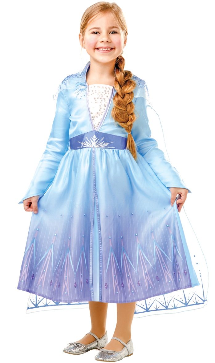 Billede af Disney Frost 2 ELSA Kjole Udklædningstøj (3-9 år)