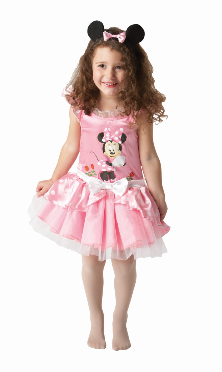 Junior Mouse Classic Pink Kostume (2-4 år) - på lager til omgående levering