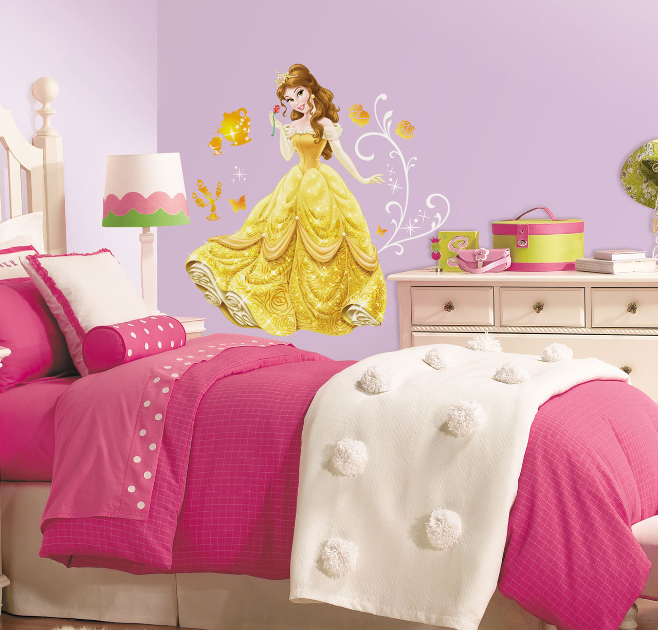 Billede af Disney Prinsesse Belle Gigant Wallsticker