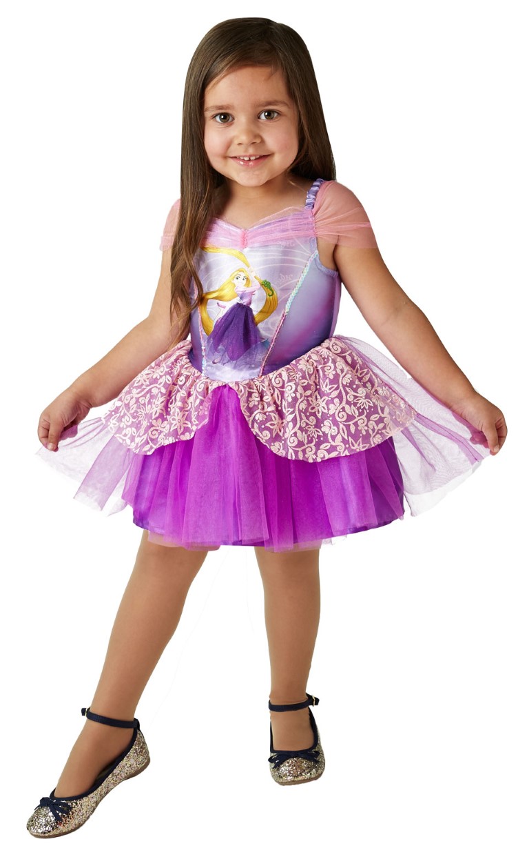 Se Disney Prinsesse Rapunzel Ballerina Udklædningstøj (2-6 år) hos MM Action