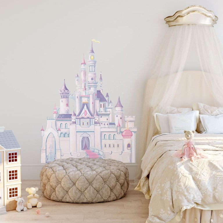 Se Disney Prinsesse Slot Gigant Wallsticker hos MM Action