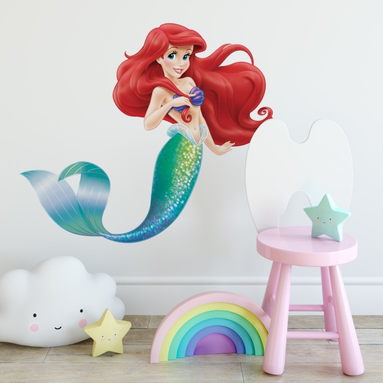 Billede af Disney ariel Den lille havfrue Gigant Wallstickers