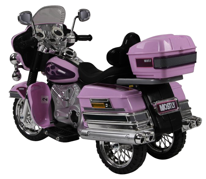 Demokratisk parti Duftende sang El Motorcykel til Børn 12V Pink (Udgået)