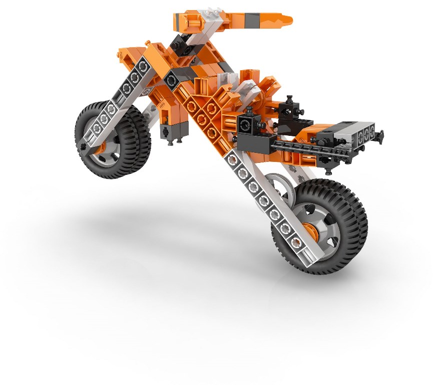 Engino Inventor 16 Modelli – Motociclette, Set Da 140 Pezzi, Connettori 3D, Per Bambini 6+