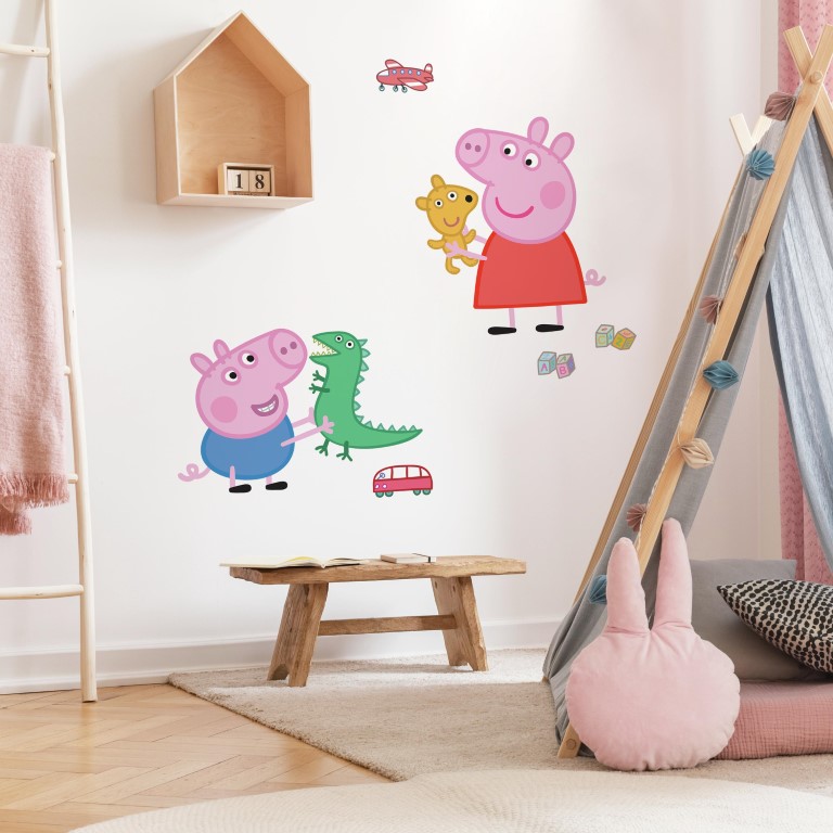 Se Gurli Gris Legetid Gigant Wallstickers hos MM Action