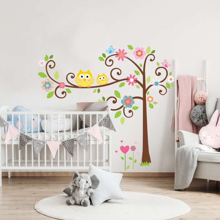 Se Happi Træ Gigant Wallsticker hos MM Action