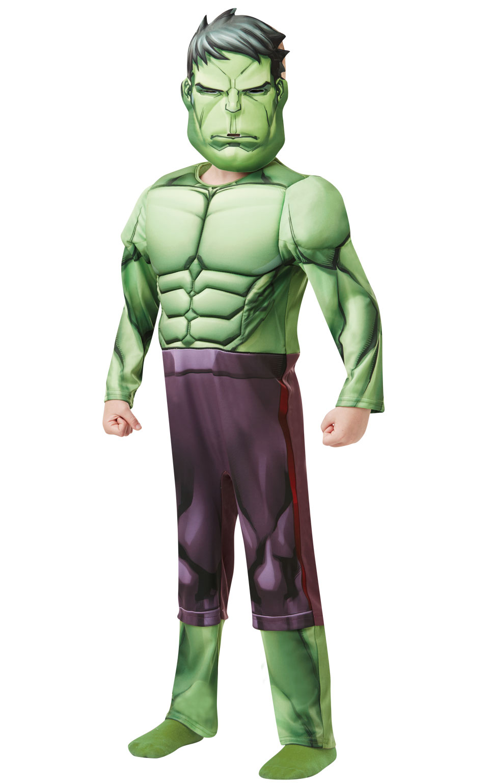 Hulk Deluxe Børne Udklædningstøj (9-10 år) Kr. på lager til omgående levering
