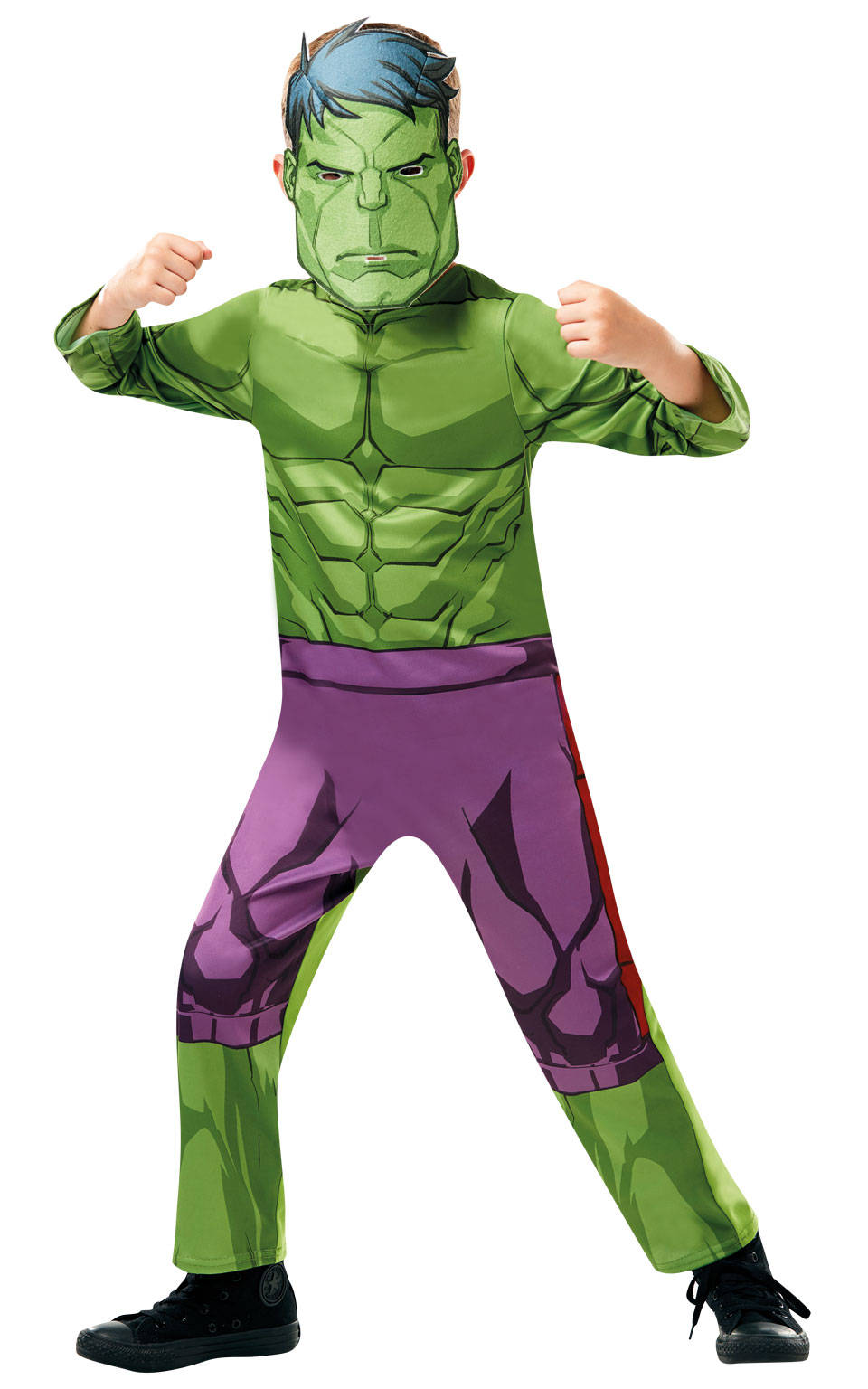 Se Hulk Børne Udklædningstøj (9-10 år) hos MM Action