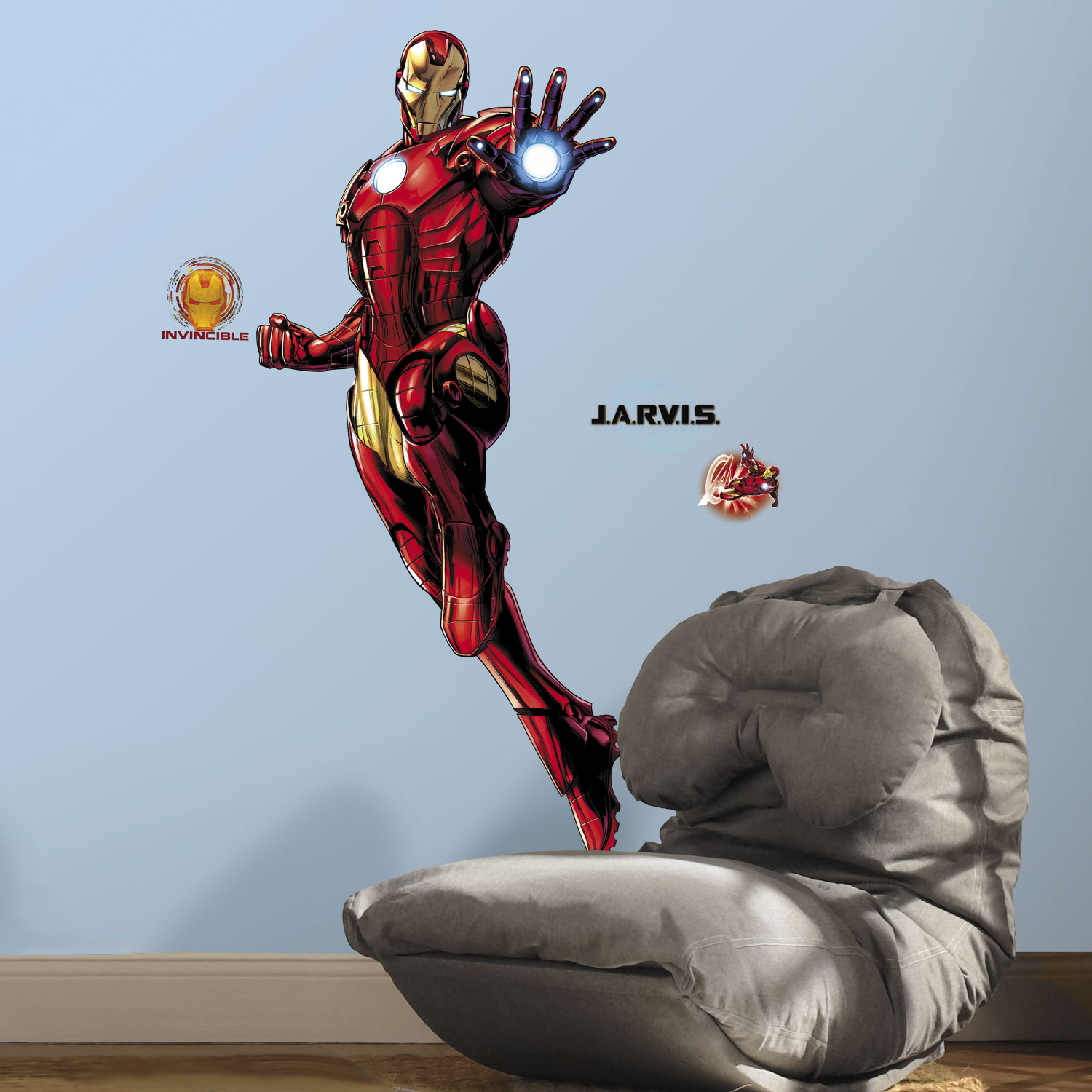 Se Iron Man Gigant Wallsticker hos MM Action