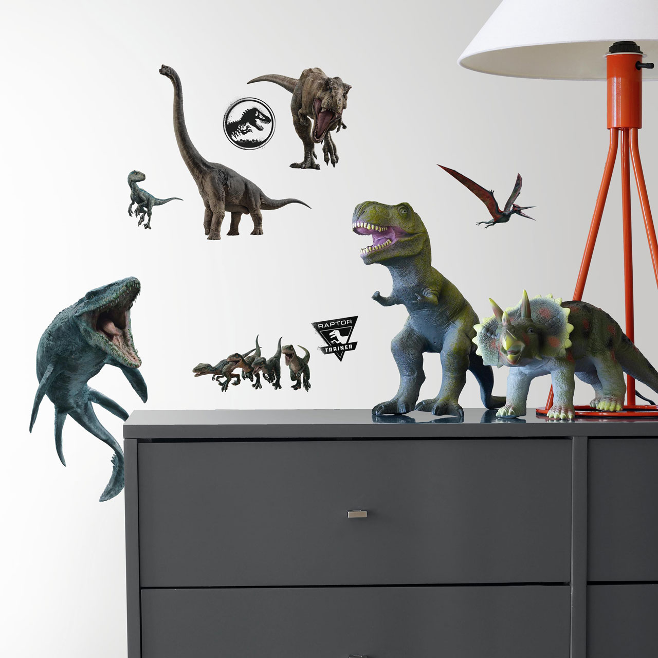 Billede af Jurassic World 2 Dinosaurs Wallstickers