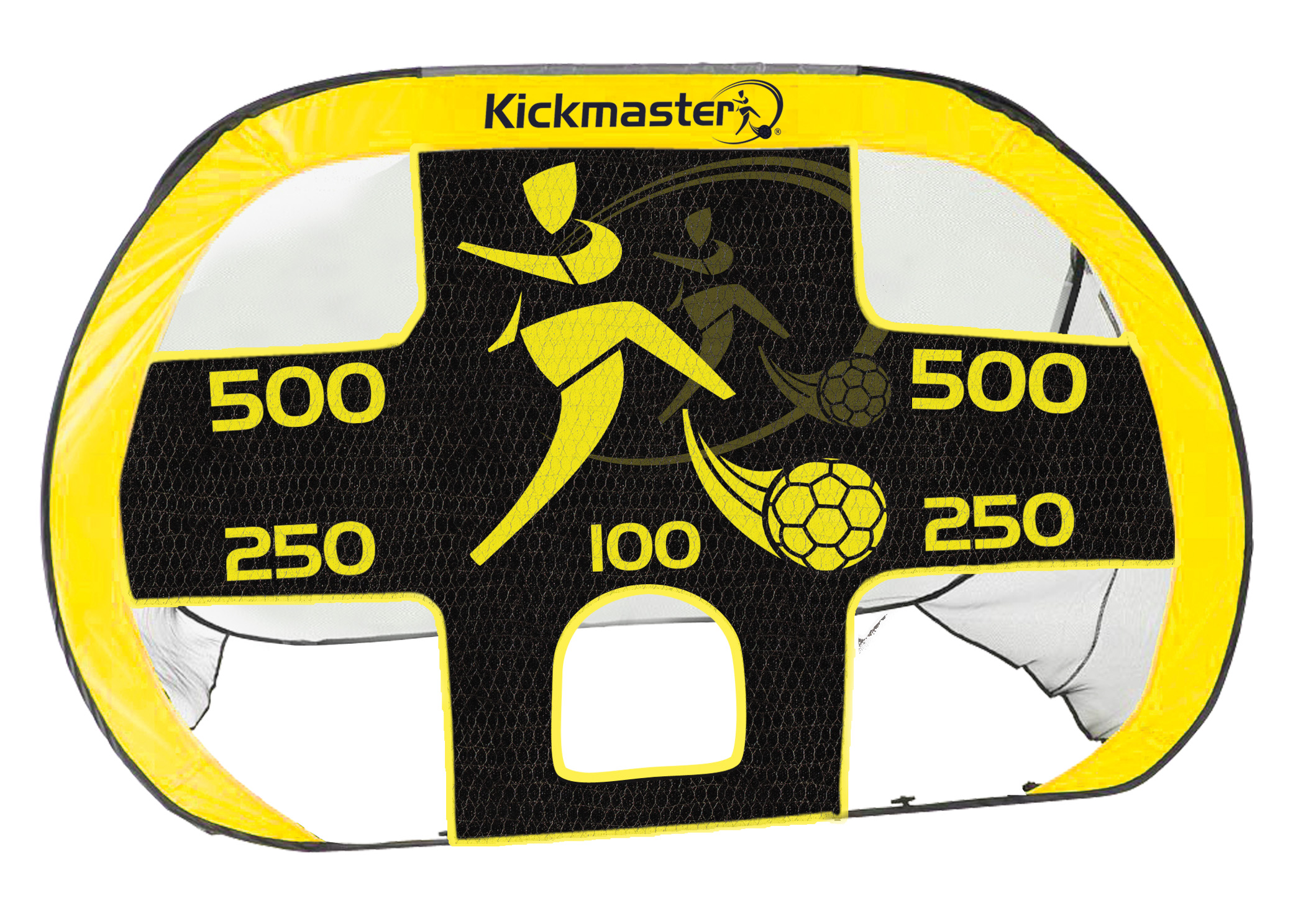 Se Kickmaster Quick Up og Point fodboldmål 106x76 hos MM Action