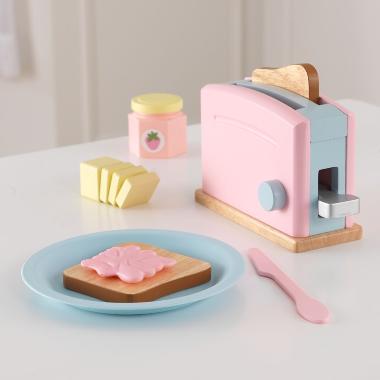Billede af KidKraft Pastel Træ Toaster