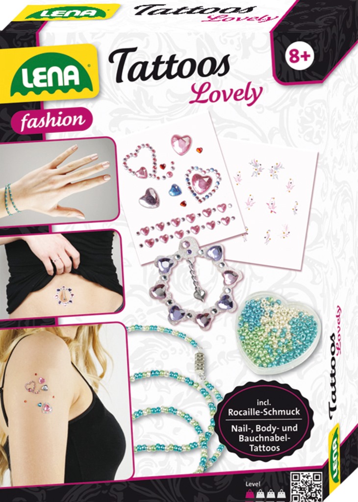Se Lena tatoveringer 'Lovely' til børn hos MM Action