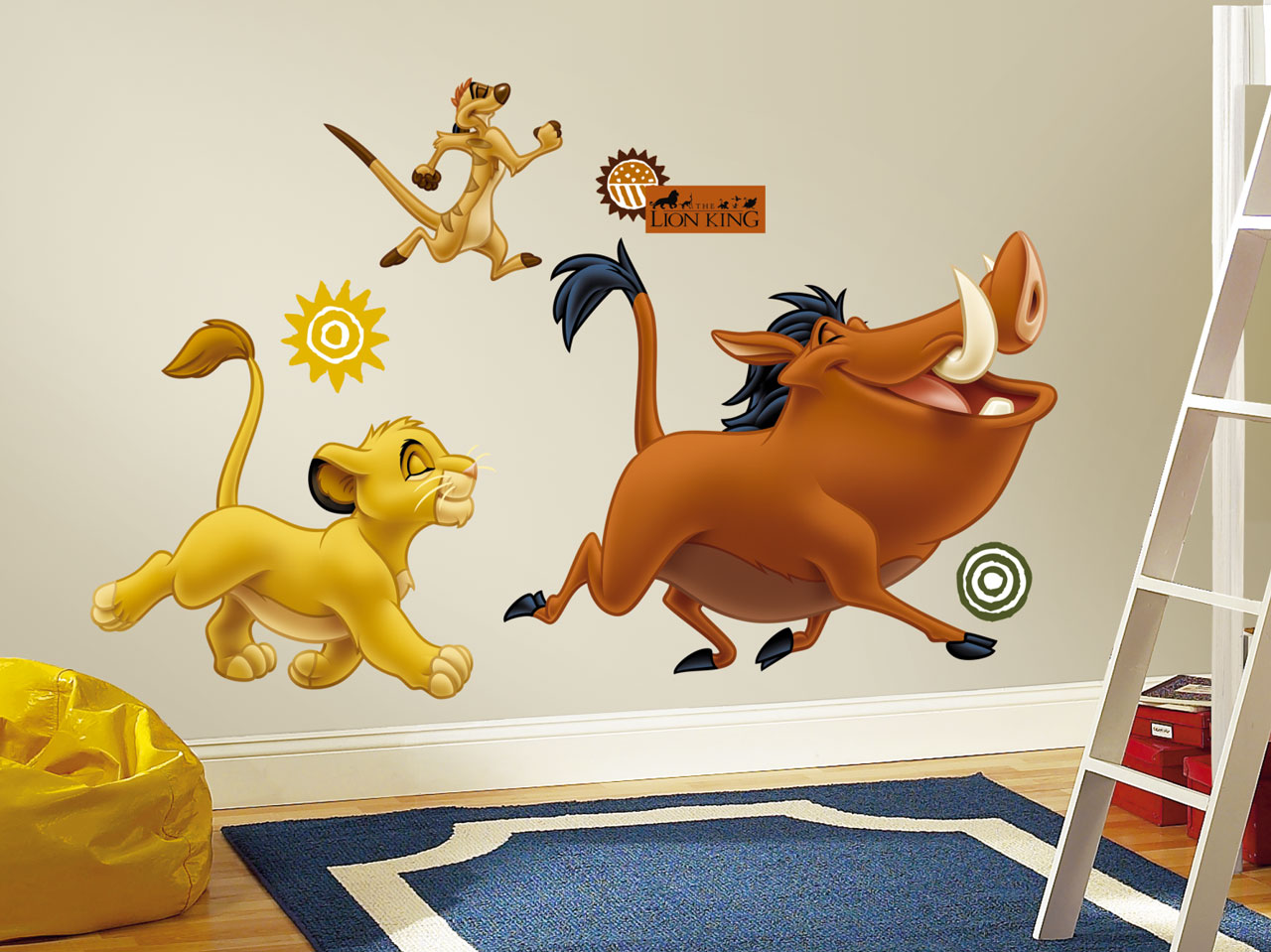 Billede af Løvernes Konge Gigant wallsticker