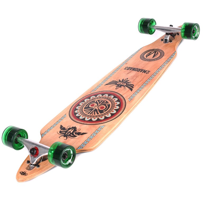 Longboard 41 ''DROP TROUGH RACE'' Streetsurfer Skateboard INDIAN (Udgået)