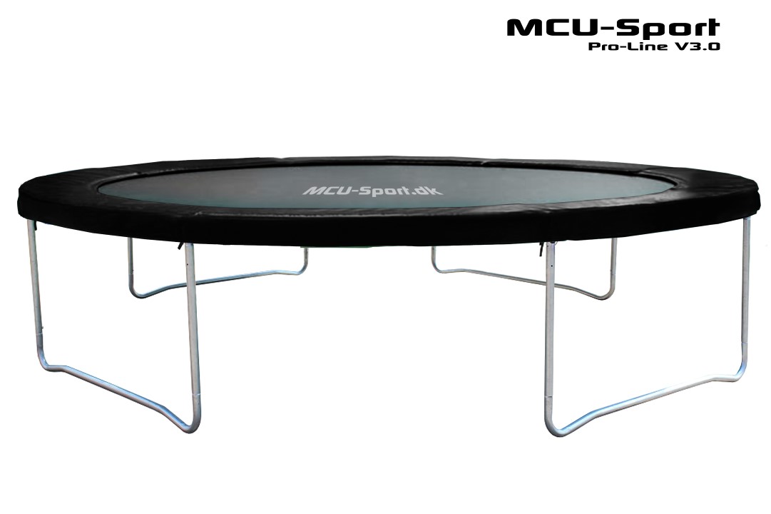 MCU-Sport Pro-line 3,7m Sort Trampolin V3.0