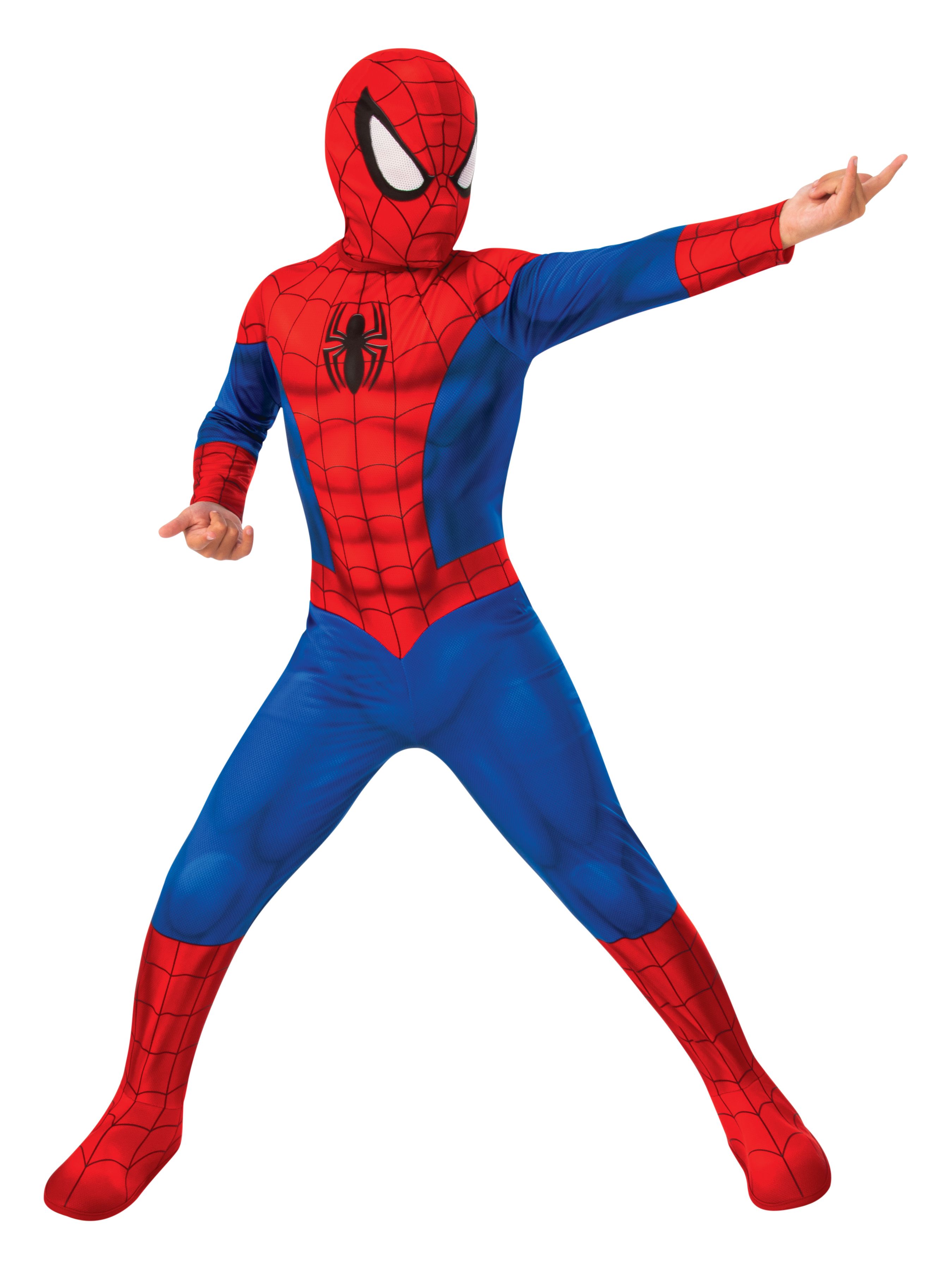 Se Marvel Spiderman Classic Kostume (3-10 år) hos MM Action