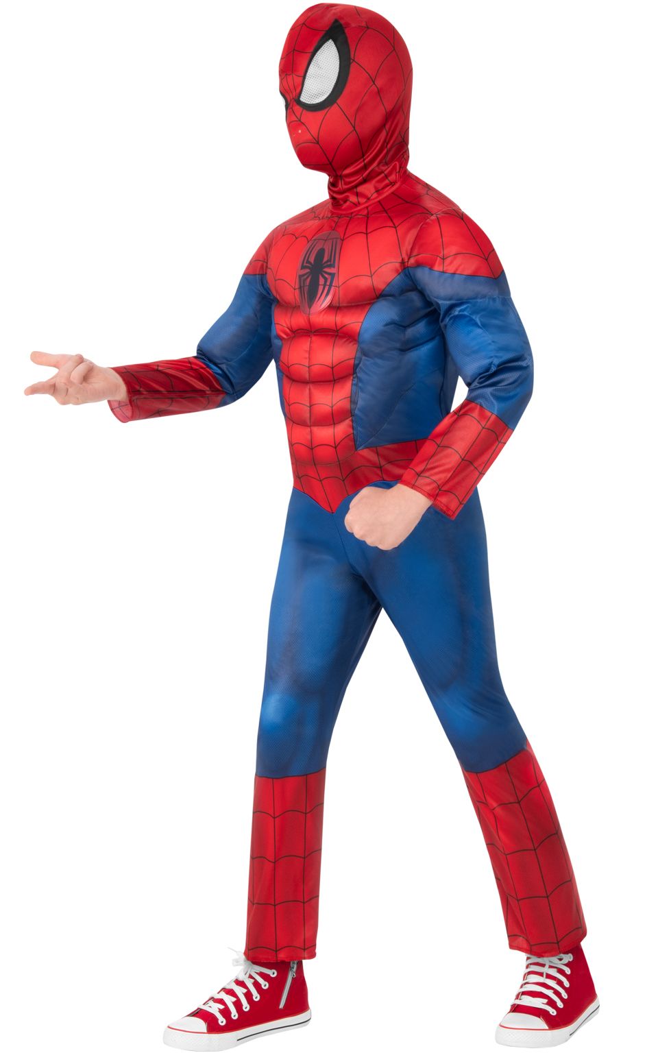 måske Nordamerika Kritik Marvel Spiderman Deluxe Kostume (3-10 år) Kr. 249 - på lager til omgående  levering