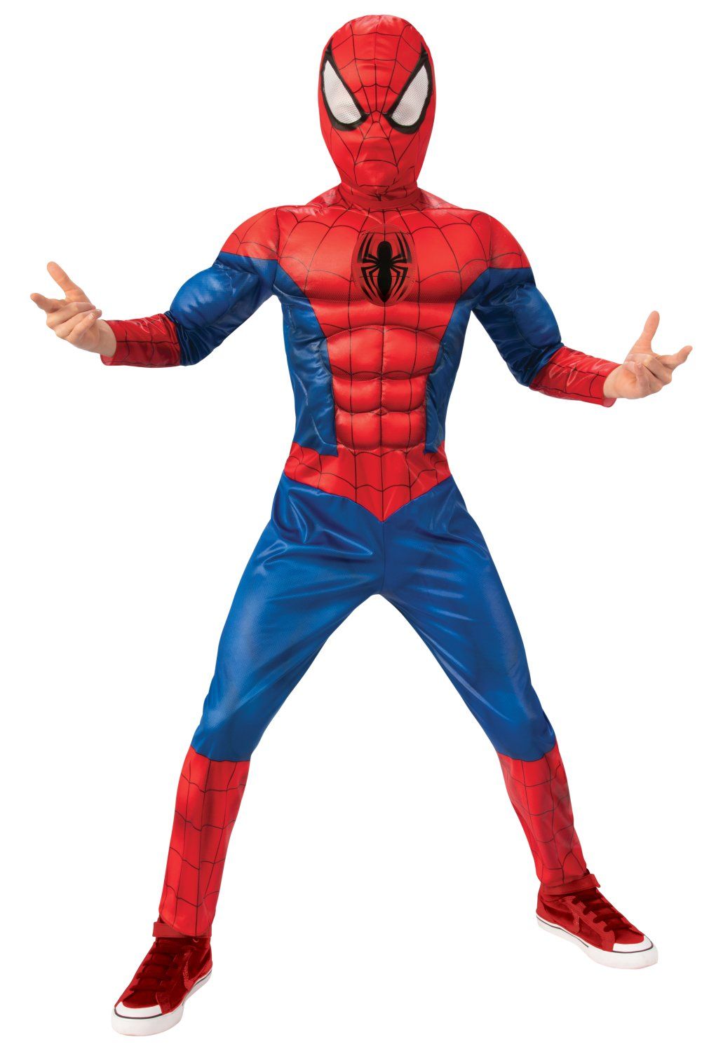 auktion Studerende fedt nok Marvel Spiderman Deluxe Kostume (3-10 år) Kr. 249 - på lager til omgående  levering