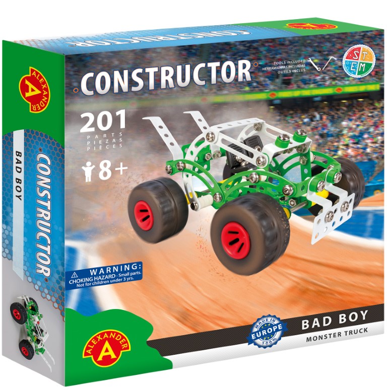 Se Monster Truck Metal Konstruktionsbyggesæt - Bad Boy hos MM Action