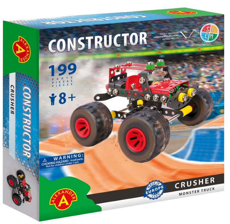 Billede af Monster Truck Metal Konstruktionsbyggesæt - Crusher