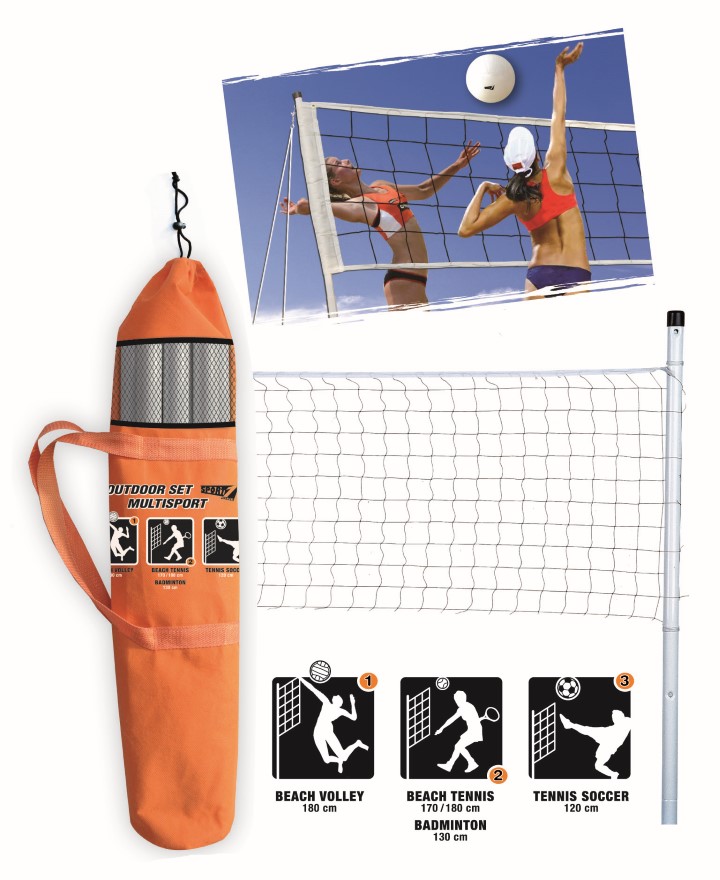 Billede af Multisport sæt (Volley, Beach Tennis, Badminton, tennis fodbold)