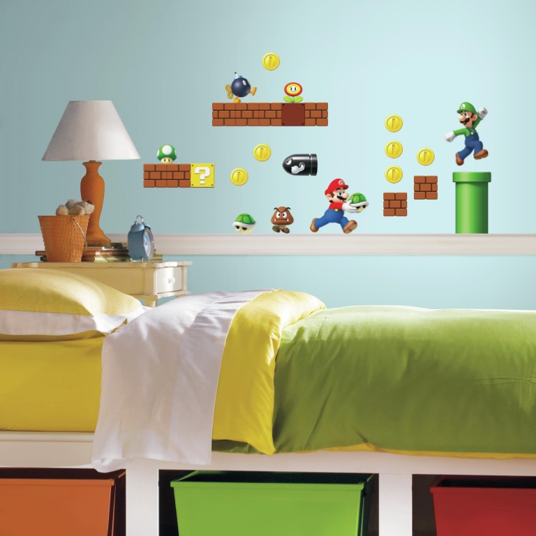 Billede af Nintendo Super Mario - Build a Scene Wallstickers