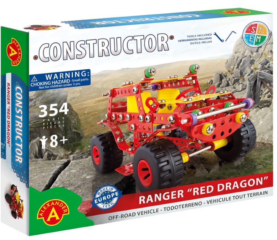 Billede af Off-Road Ranger Metal Konstruktionsbyggesæt - Red Dragon