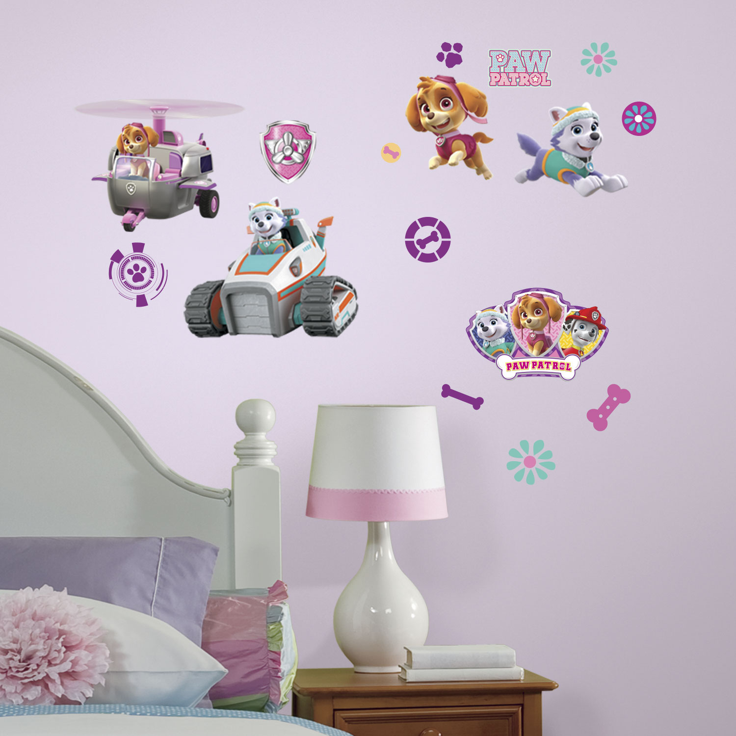 Billede af Paw Patrol Girl Wallstickers