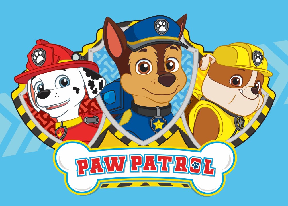 Tolkning bruger Skuffelse Paw Patrol gulvtæppe 01 til børn 133x95 Kr. 199 - på lager til omgående  levering