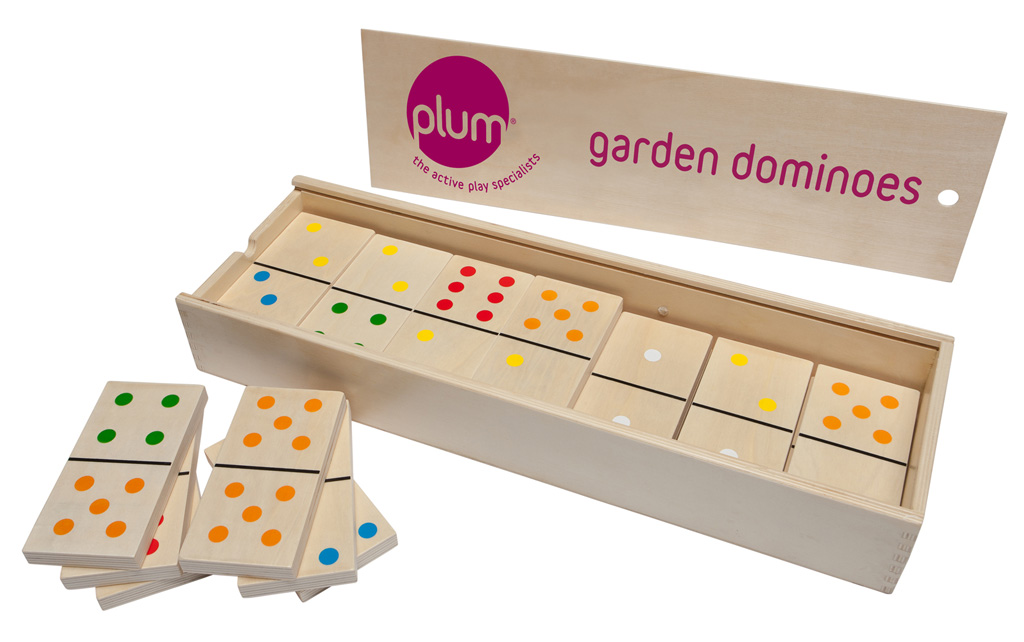 Billede af Plum Træ Domino sæt til haven