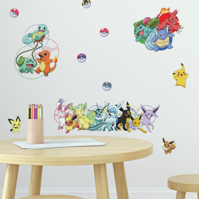 Se Pokemon Favorit Wallstickers hos MM Action