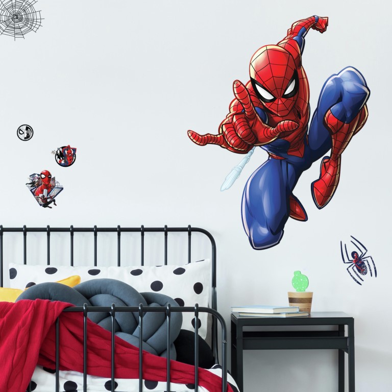 Se Spiderman Gigant Wallsticker hos MM Action
