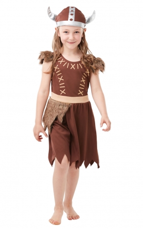 Billede af Viking Pige Udklædningstøj til børn