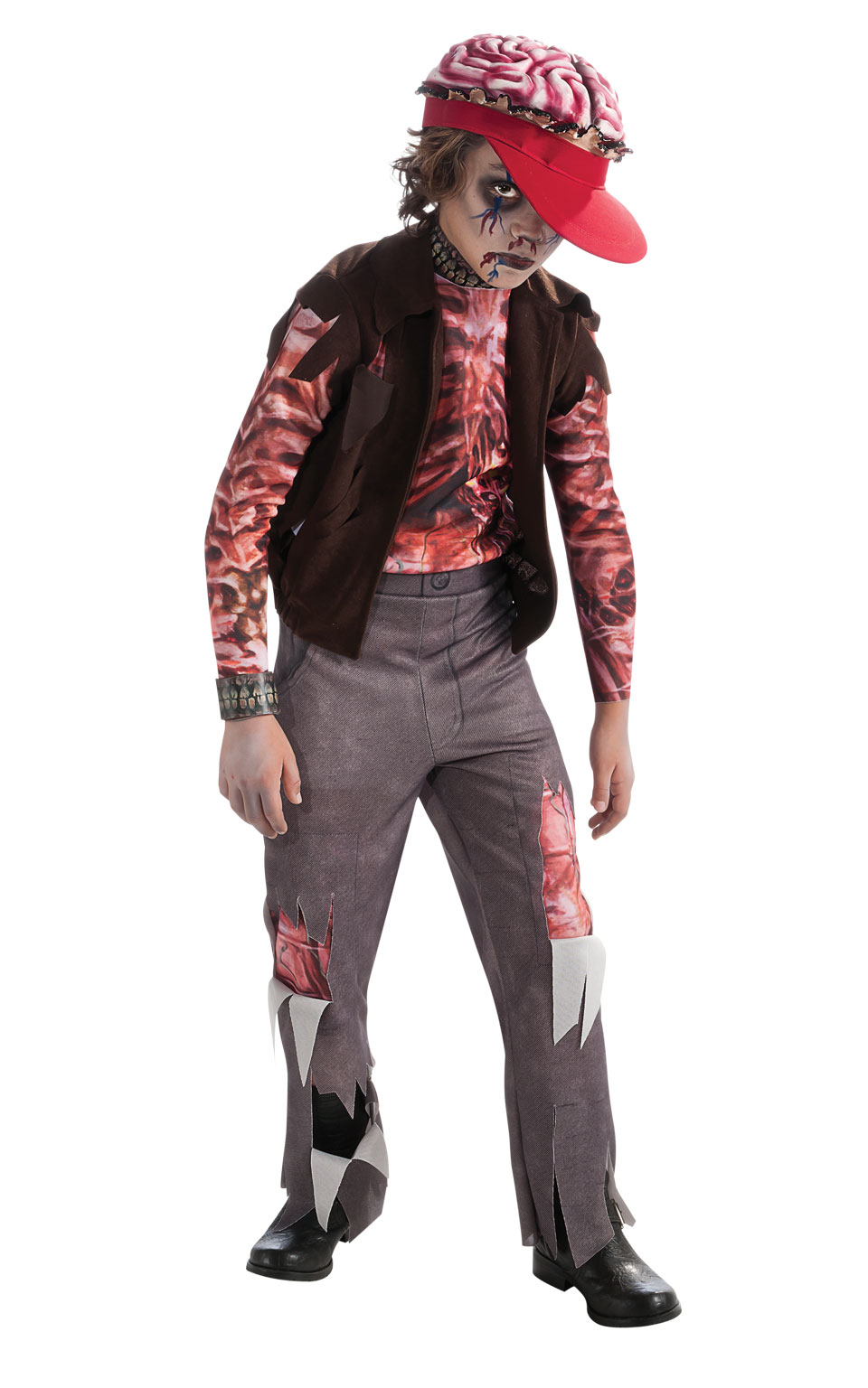 Se Zombie Dreng Halloweenstøj til børn hos MM Action