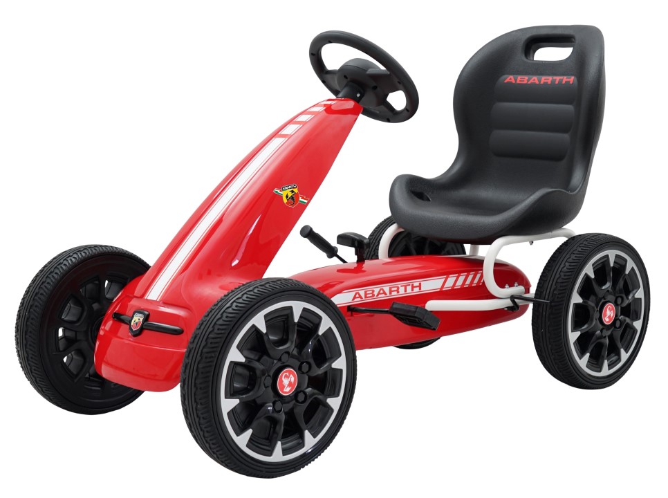 Billede af Abarth Pedal GoKart til børn 3-8 år, Rød