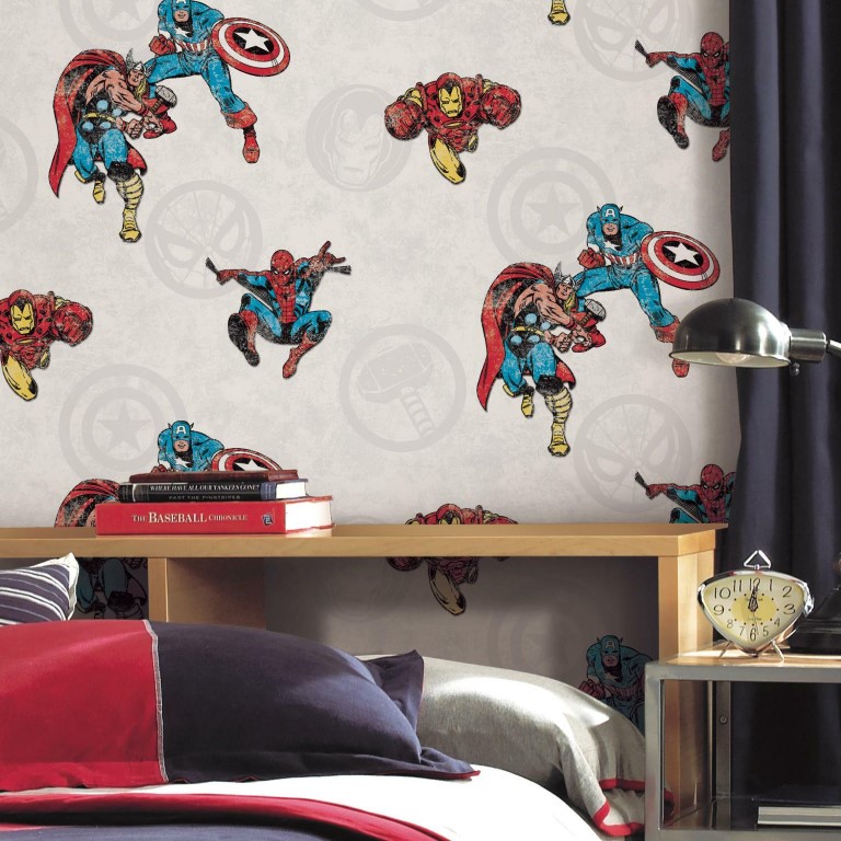 Billede af Avengers Classic Tapetrulle 45,72 x 574 cm