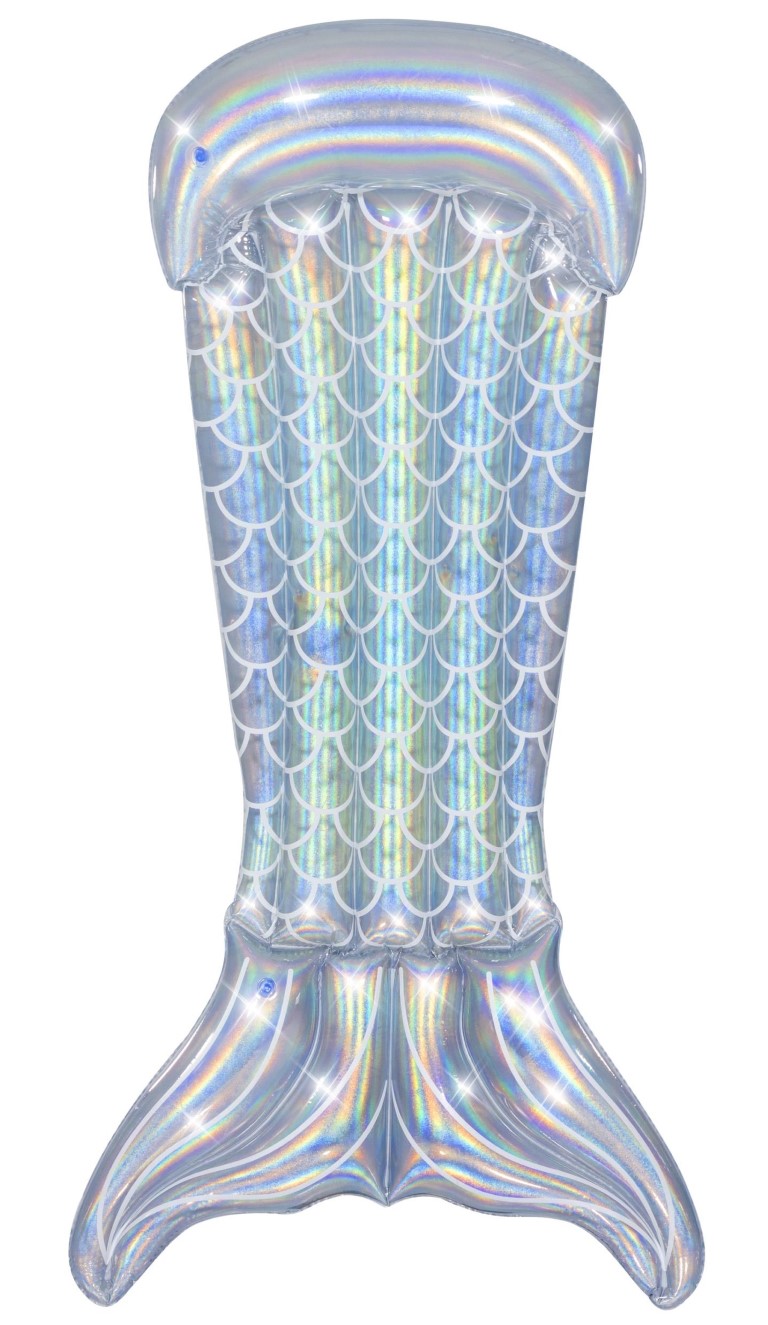 Bade luftmadras Iridescent Mermaid Tail Lounge