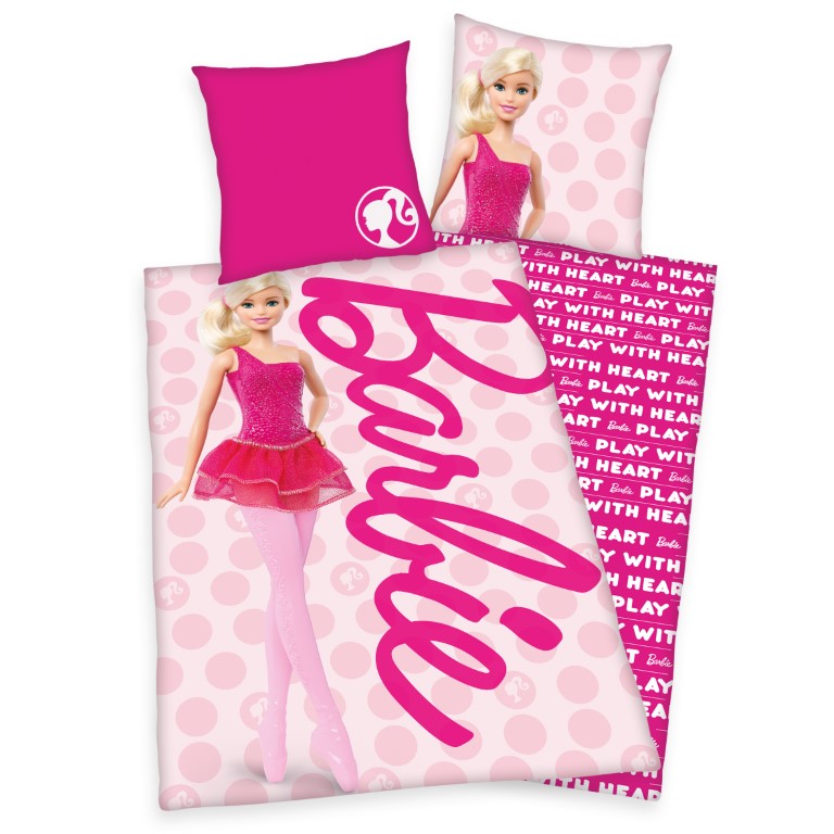 Se Barbie Sengetøj - 100 Procent Bomuld hos MM Action