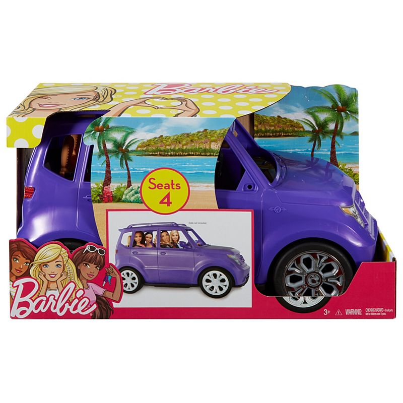 Larry Belmont Happening hjemmelevering Barbie SUV Bil til 4 dukker, Lilla (Udgået)