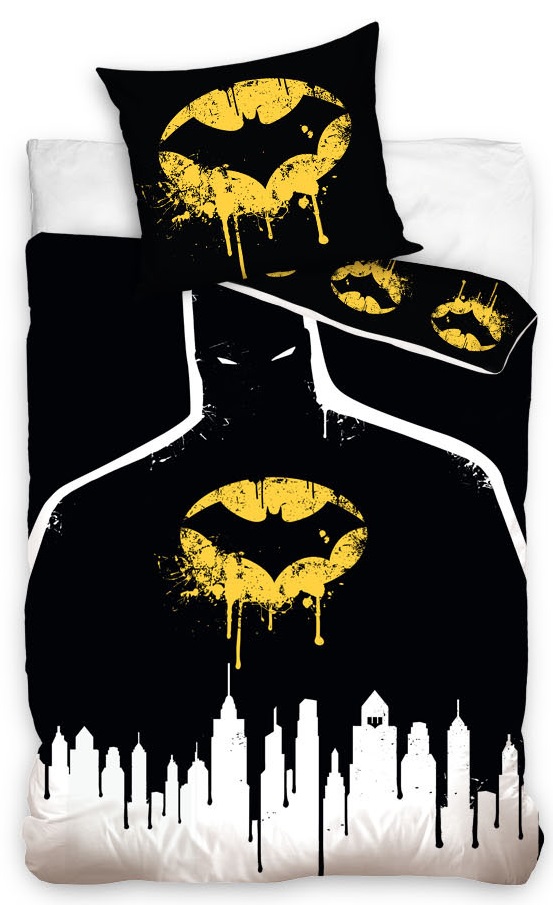 Billede af Batman Sengetøj 140 x 200, 100 procent bomuld hos MM Action