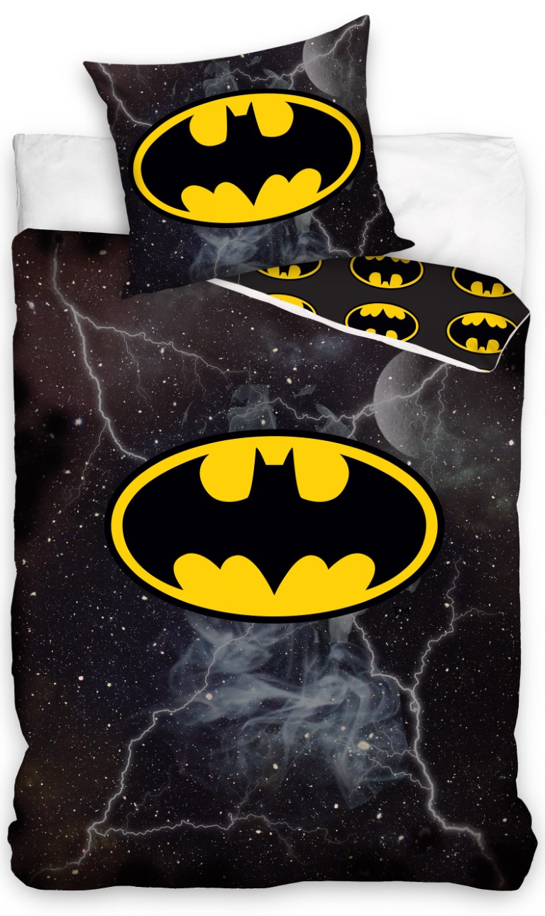 Billede af Batman Sengetøj 140 x 200, 100 procent bomuld hos MM Action