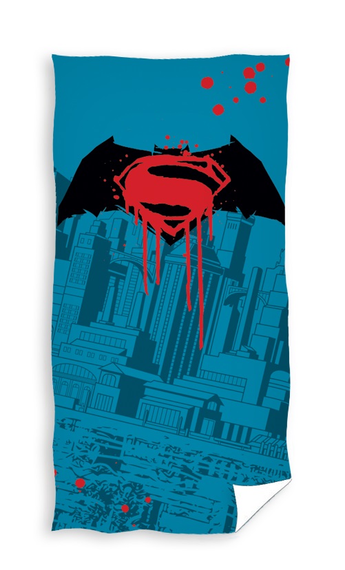 Batman Superman Badehåndklæde - 100 procent bomuld